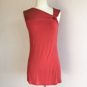 Kische dressy sleeveless, burnt orange tank top (W’s M)